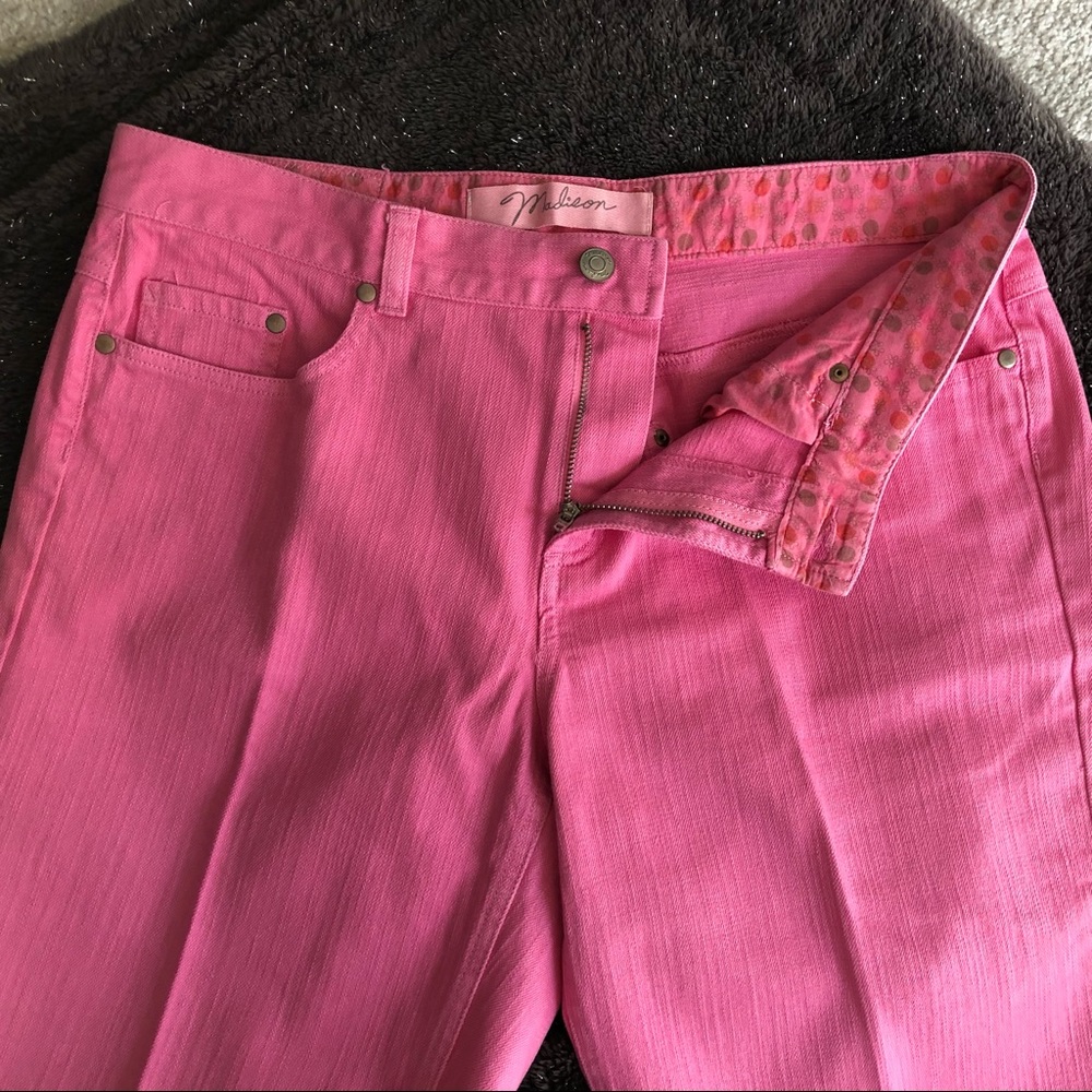 Madison Pink Capris - Picture 3 of 10